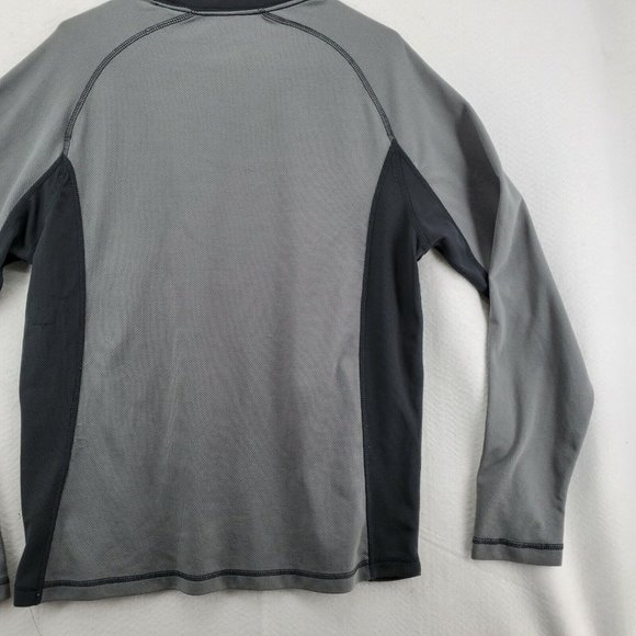 Starter Dri-Star Shirt Men's Long Sleeve Crew Neck Pullover Gray Large - Picture 11 of 12